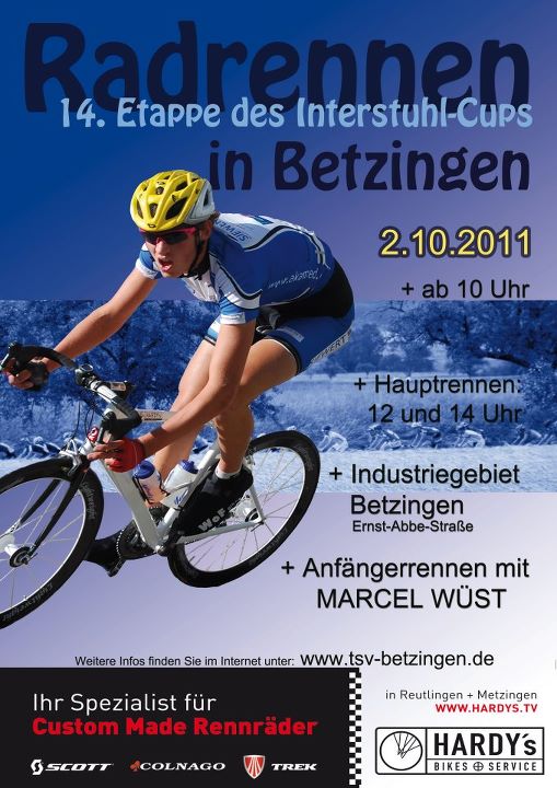 Plakat Radrennen Betzingen